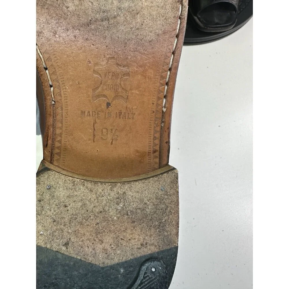 ZELLI Italian Handmade Dress Shoes Soft Calfskin Penny Loafers Sz 9.5